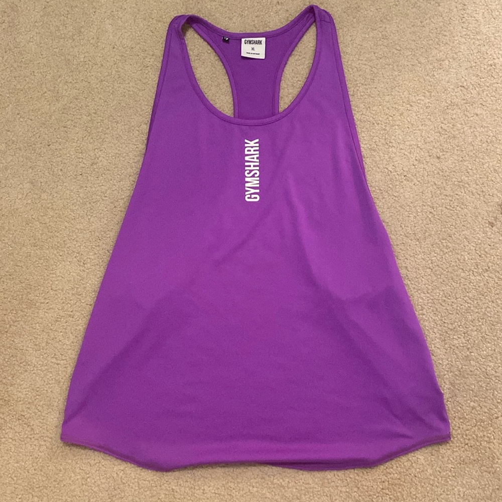 Gymshark women’s purple workout top